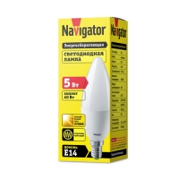 Лампа  эн/сб.светодиод. Navigator 480 NLL-P-C37-5-230-2.7K-E14-FR