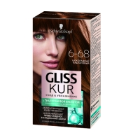 Краска д/волос GLISS KUR  6-68 Шоколадный каштановый
