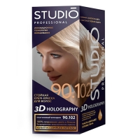 Краска д/волос 3D Golografic т.90.102 Платиновый блондин, 50/50/15 мл