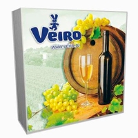 Салфетки Veiro 3-сл 33*33 20шт Винтаж-вино
