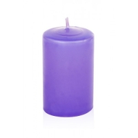 Свеча столб 56*120 Фиолетовая