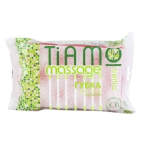 Губка д/тела TIAMO Massage ОРИГИНАЛ поролон+массаж