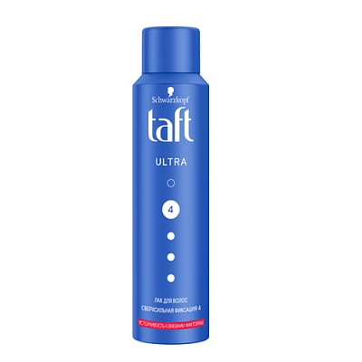 Лак д/волос TAFT 150 мл Ultra Укрепление и Устойчивость к внешним факторам