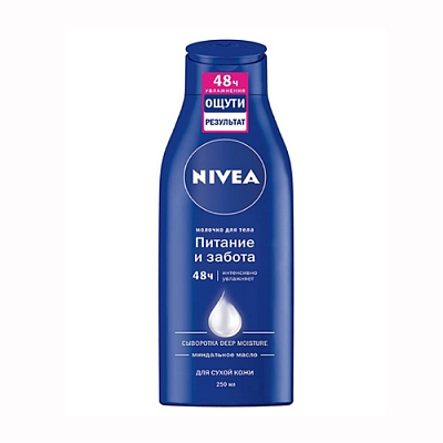 Молочко д/тела NIVEA 250мл питательное д/сух кожи 80201