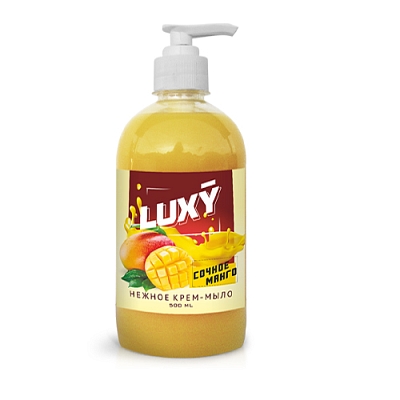 Крем-мыло жидкое Luxy 500мл с дозатором сочное манго