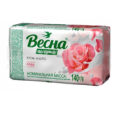 Крем-мыло ВЕСНА Ассорти 140г Роза