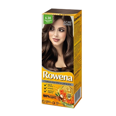 Краска д/волос ROWENA 6.38 Коричневый