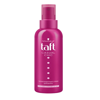 Спрей термозащитный д/волос TAFT 150 мл Casual Chic для длинных волос